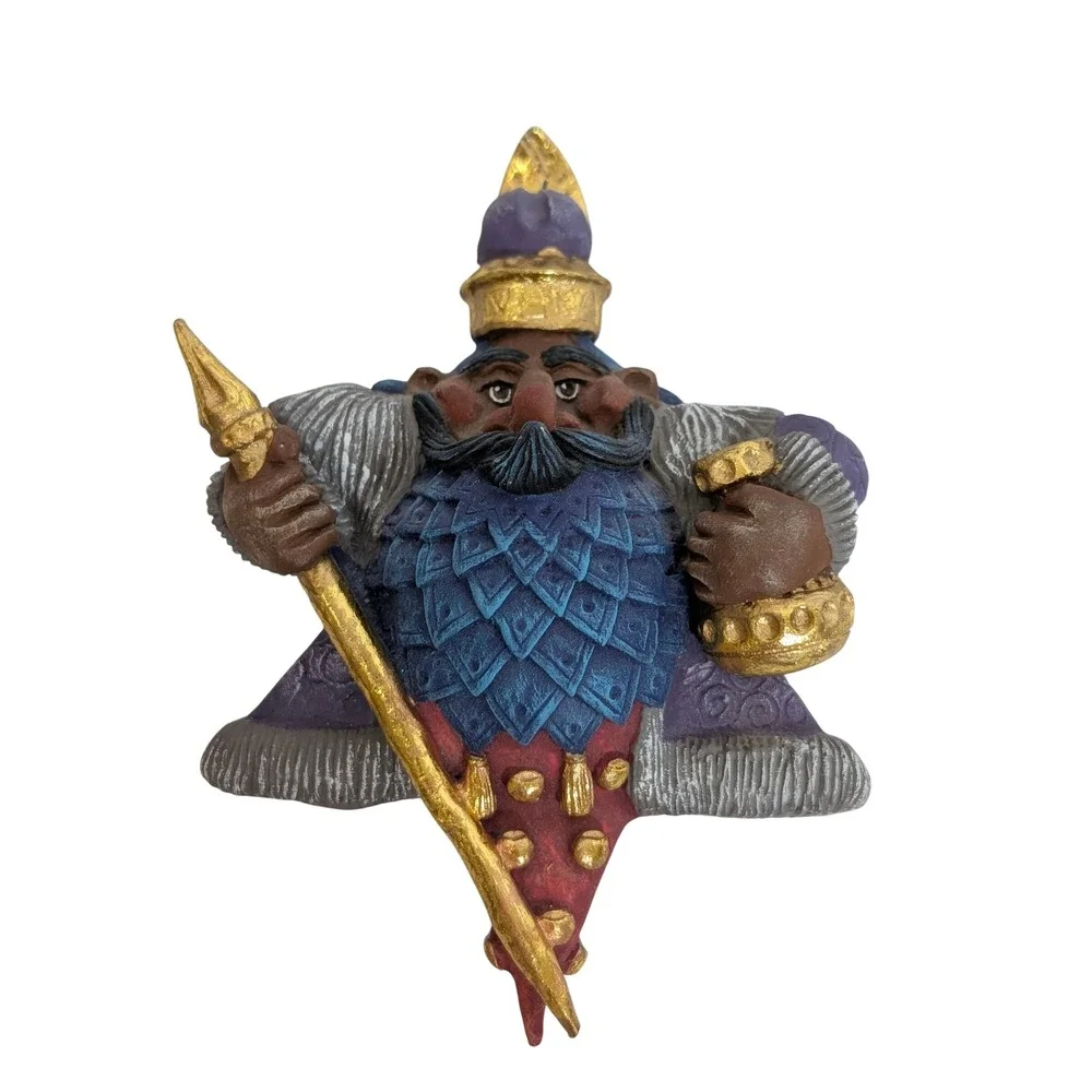 Vintage Dept 56 We Three Kings Whimsical Wise Men Christmas Ornaments Set of 3